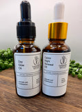 Day glow and Castor Night Renewal - face oil duo