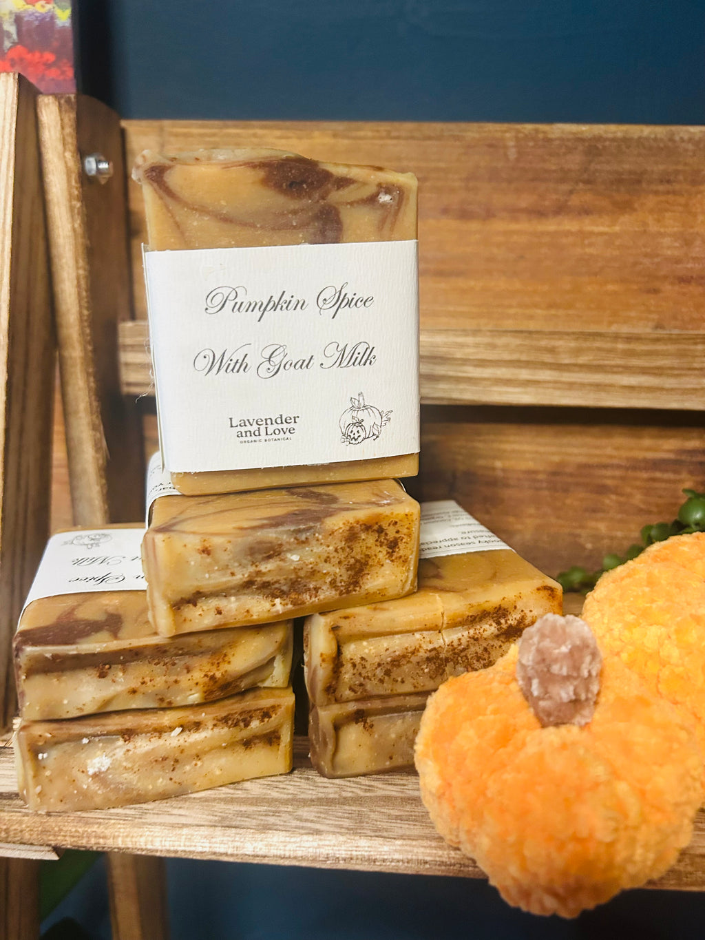 Autumn Soap Collection 4 soaps a rack and bag