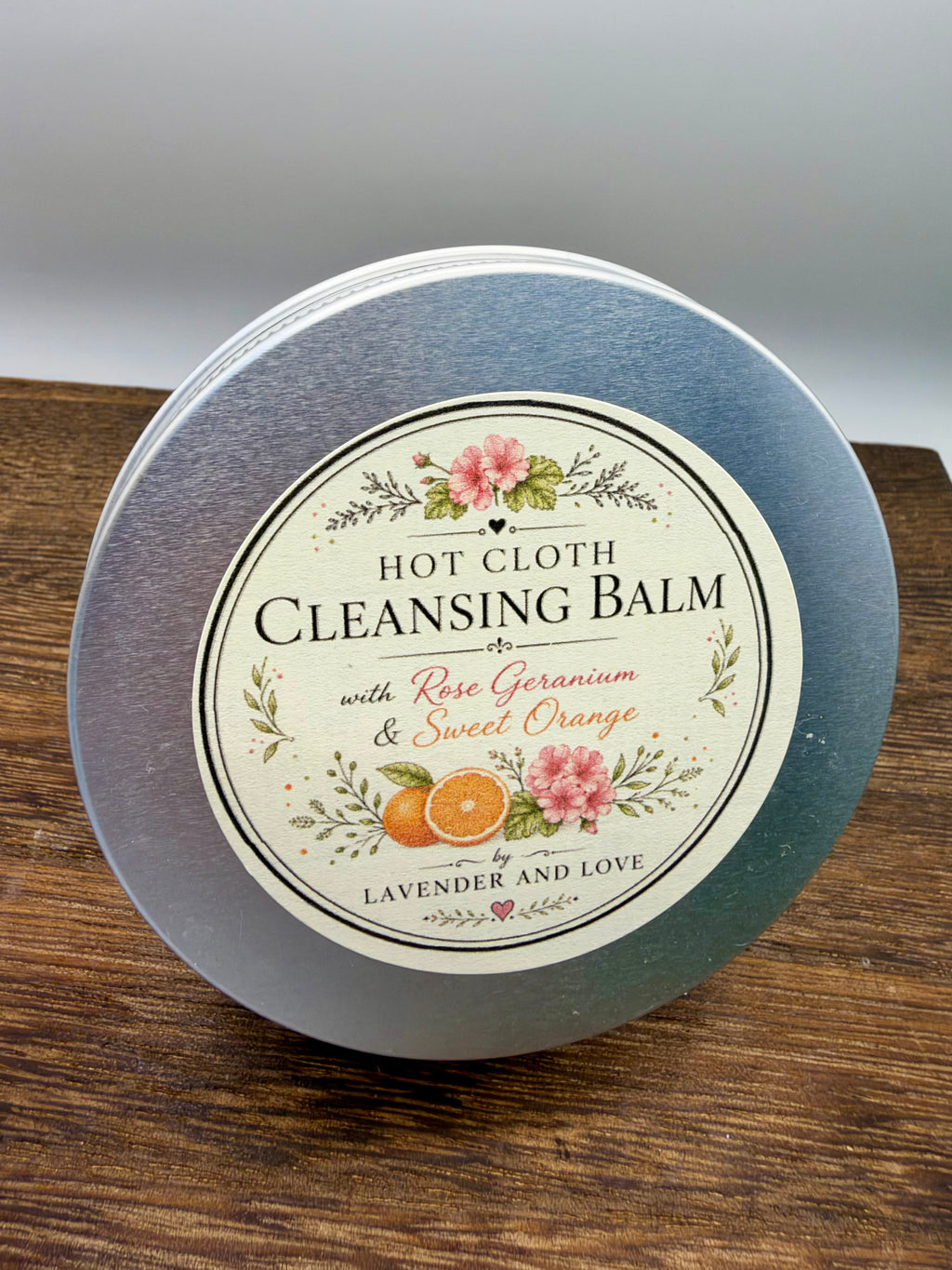 Cleansing Balm- Hot Cloth- Rose Geranium and Sweet Orange.