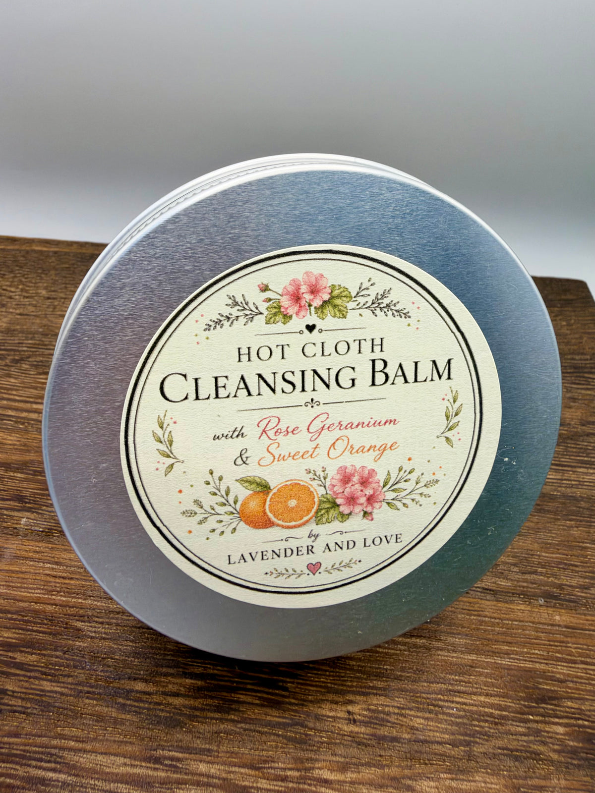 Cleansing Balm- Hot Cloth- Rose Geranium and Sweet Orange.