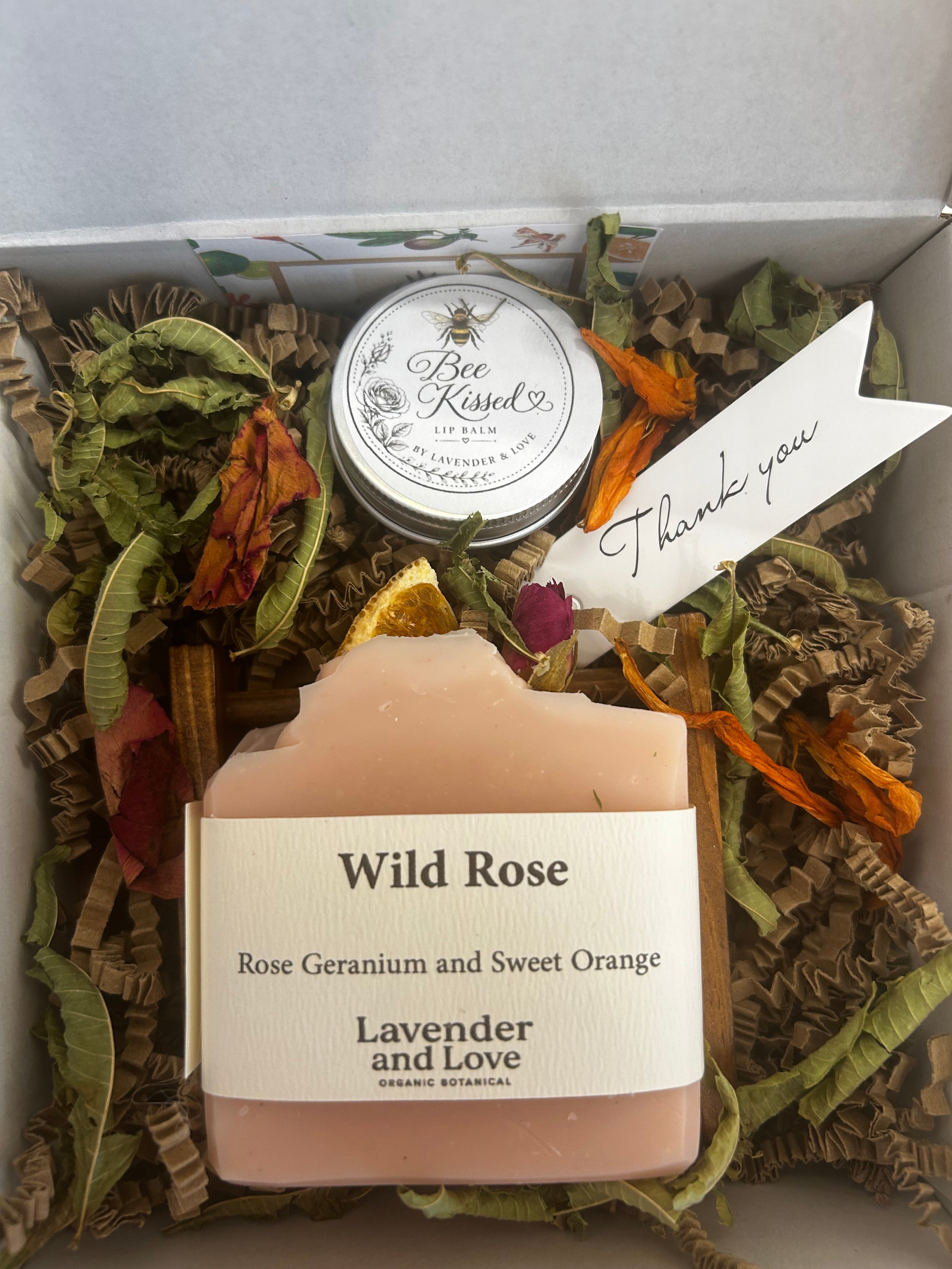 Gift Box - lip gloss and soap