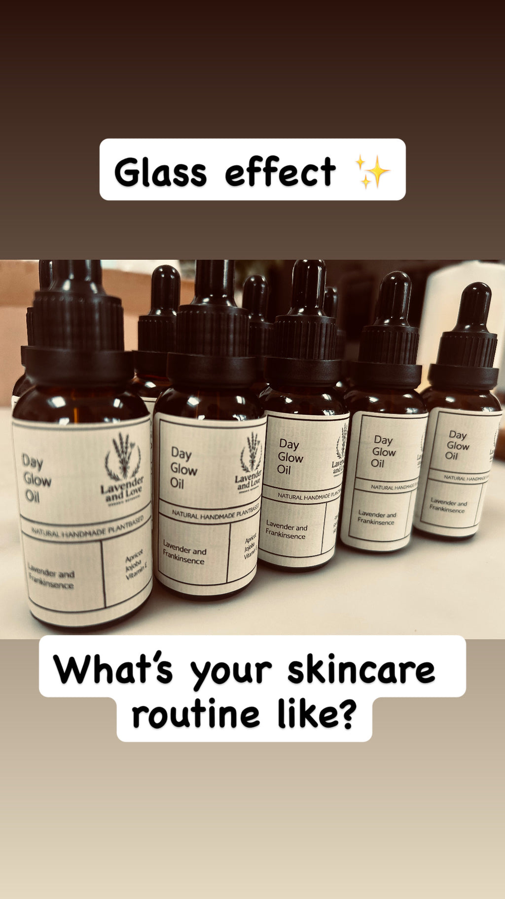 Day glow and Castor Night Renewal - face oil duo