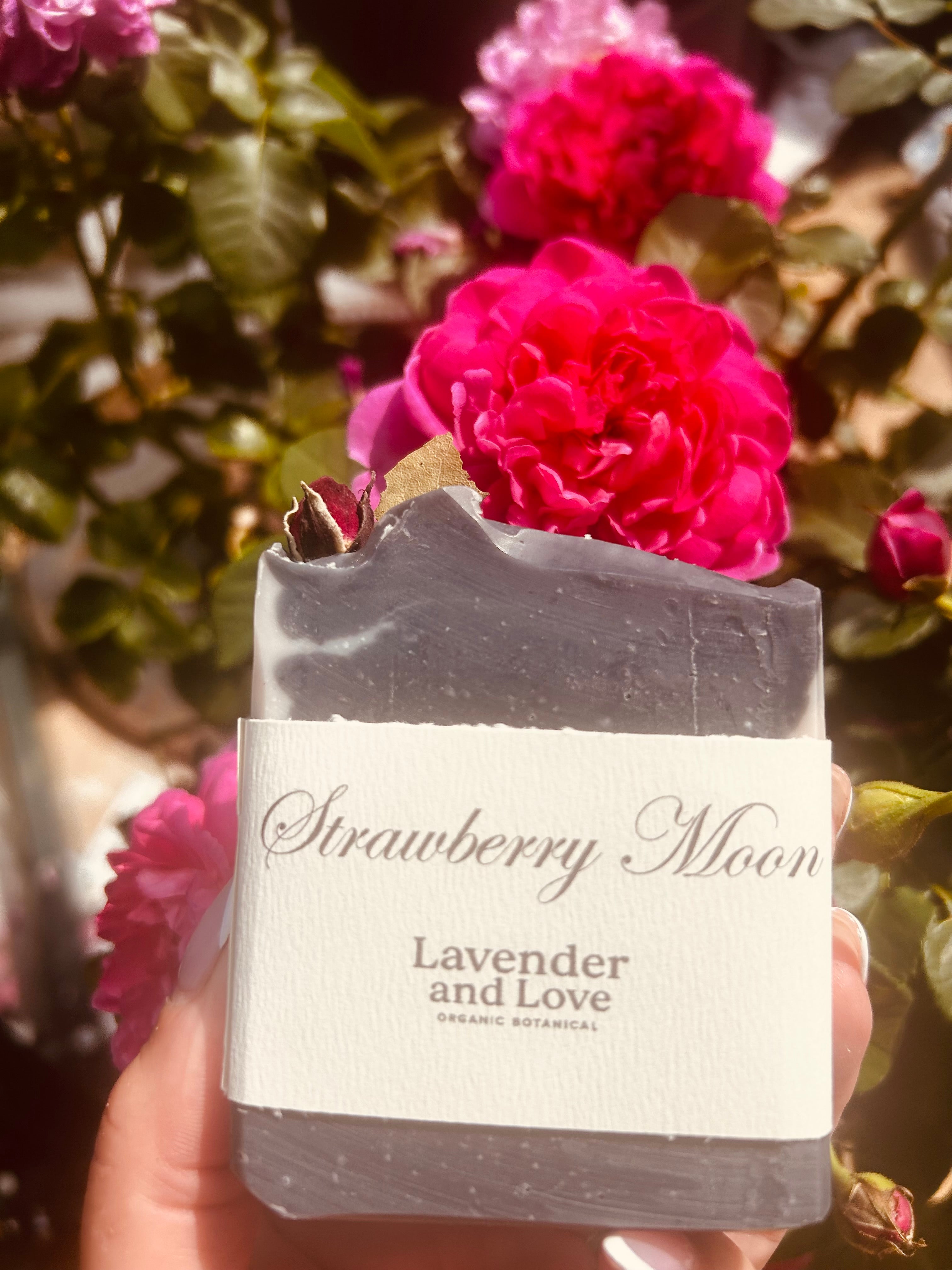 SOAP- Strawberry Moon (made with moon water)