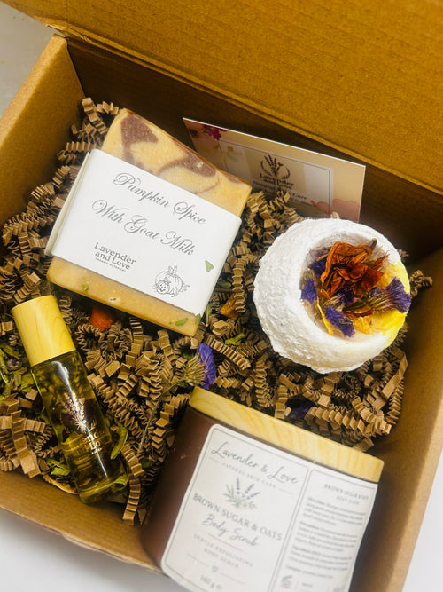 Autumn Boo box - pamper spa gift set