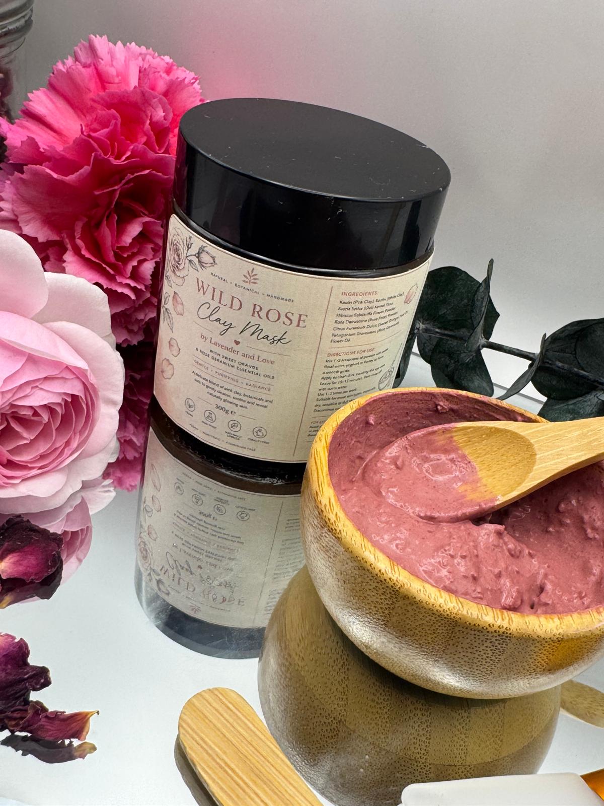 Clay Face Mask- Wild Rose