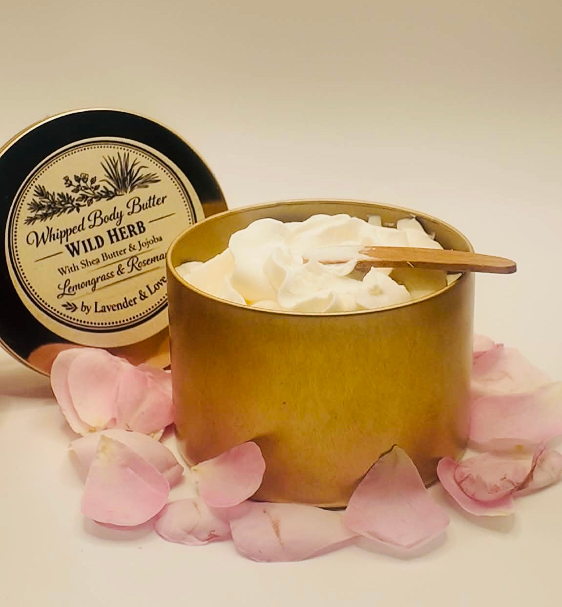 Whipped Body Butter Jojoba -Wild Herb- (Lemongrass and Rosemary)