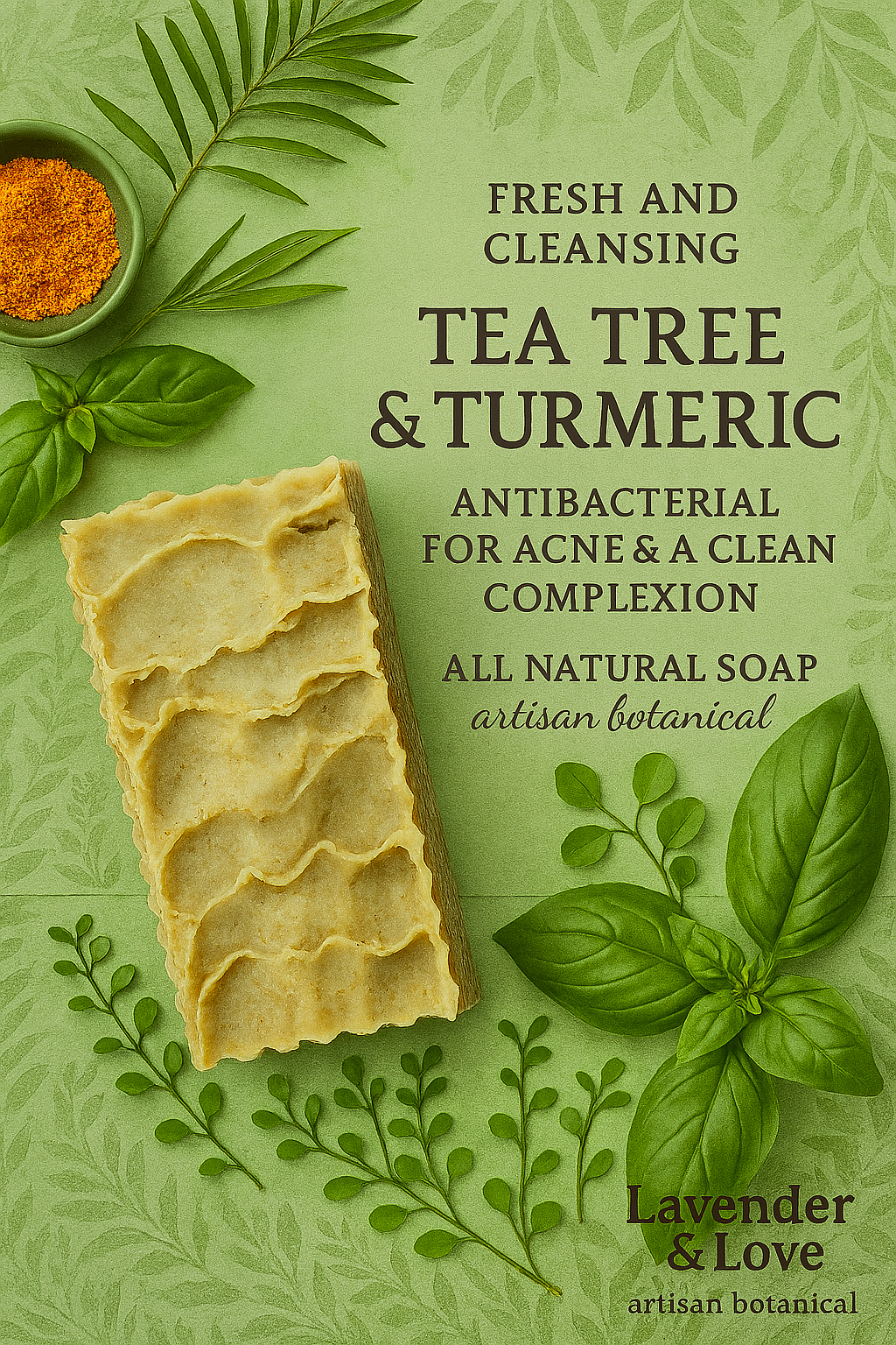 Soap- Tea Tree & Tumeric Blemish Bar