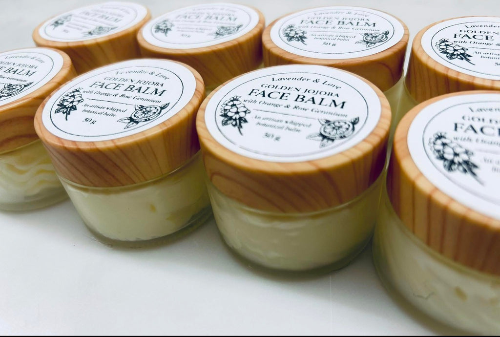 Jojoba Face Balm -Rose Geranium and Sweet Orange